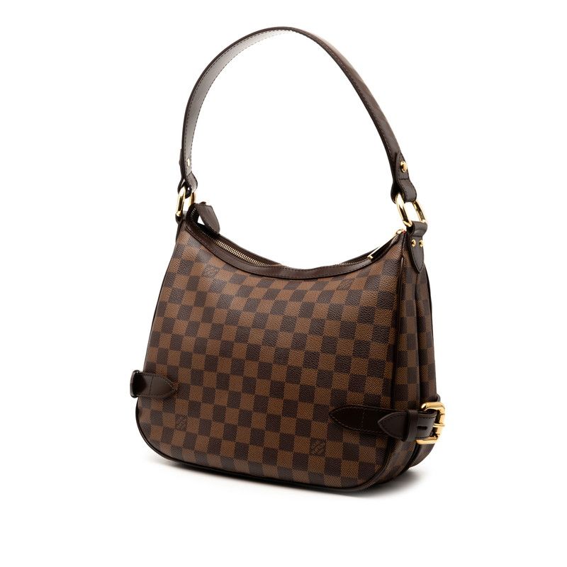 Louis Vuitton Damier Highbury Handbag Shoulder Bag N51200 Brown PVC Leather