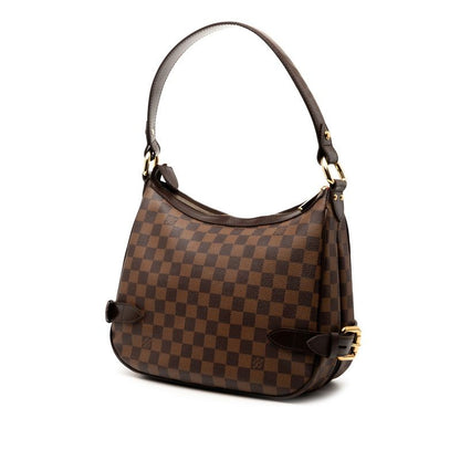 Louis Vuitton Damier Highbury Handbag Shoulder Bag N51200 Brown PVC Leather