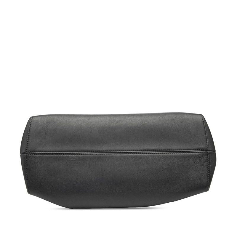 Fendi By The Way Large Handbag Shoulder Bag 2WAY 8bl125 Navy Pink Beige Leather