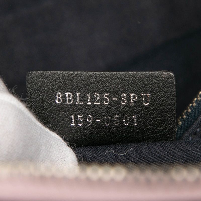 Fendi By The Way Large Handbag Shoulder Bag 2WAY 8bl125 Navy Pink Beige Leather