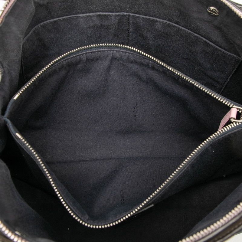 Fendi By The Way Large Handbag Shoulder Bag 2WAY 8bl125 Navy Pink Beige Leather