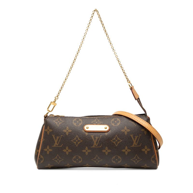 Louis Vuitton Monogram Eva Handbag Shoulder Bag 2WAY M95567 Brown PVC Leather