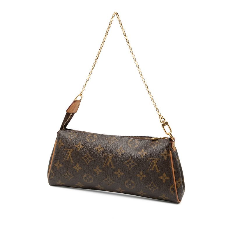 Louis Vuitton Monogram Eva Handbag Shoulder Bag 2WAY M95567 Brown PVC Leather