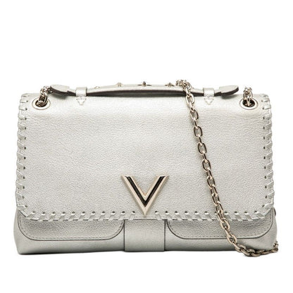 Louis Vuitton Veryline Chain Shoulder Bag M43201 Arjun Silver Leather Women