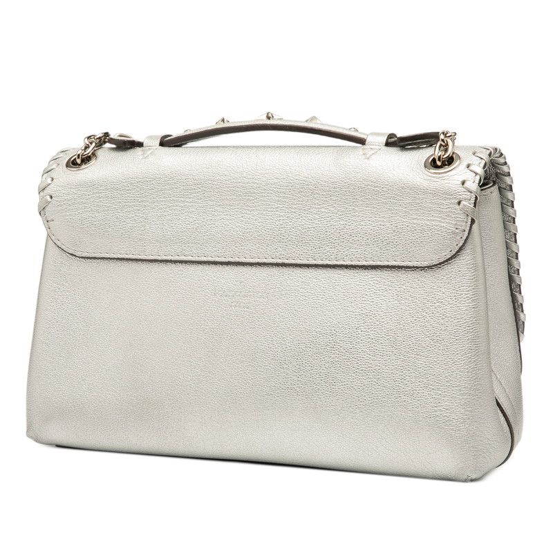 Louis Vuitton Veryline Chain Shoulder Bag M43201 Arjun Silver Leather Women