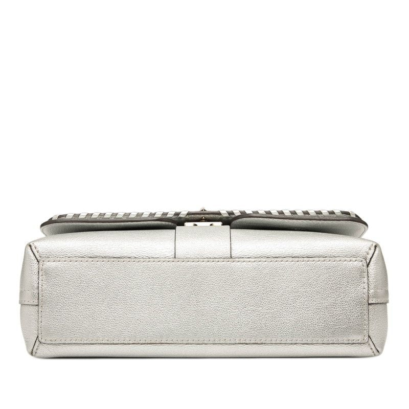 Louis Vuitton Veryline Chain Shoulder Bag M43201 Arjun Silver Leather Women