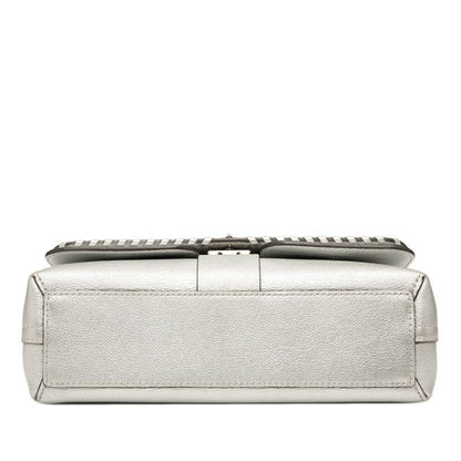 Louis Vuitton Veryline Chain Shoulder Bag M43201 Arjun Silver Leather Women