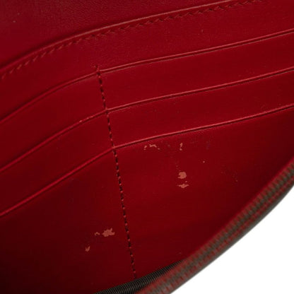 Gucci Queen Margaret Bee Pearl Chain Shoulder Bag Wallet 476079 White Navy Red