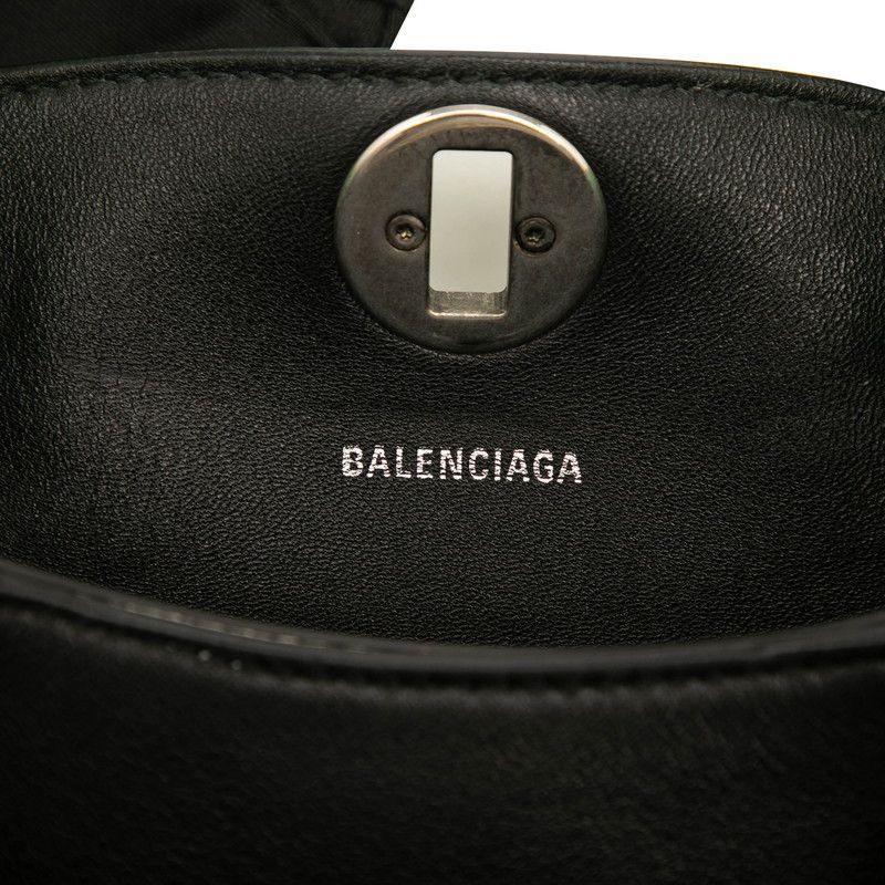 Balenciaga Handbag Shoulder Bag 2WAY 570093 White Green Leather Women's