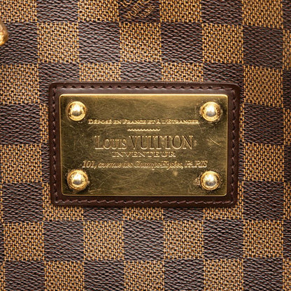 Louis Vuitton Damier Hampstead MM N51204 Brown PVC Leather Women Louis Vuitton