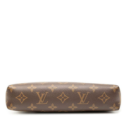Louis Vuitton Monogram Pallas Clutch Chain Shoulder Bag Handbag M41639 Brown