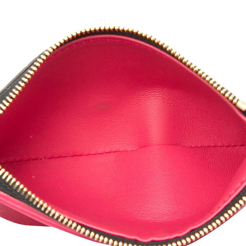 Louis Vuitton Portefeuille Capucines Compact M62157 Noir Black Hot Pink Black