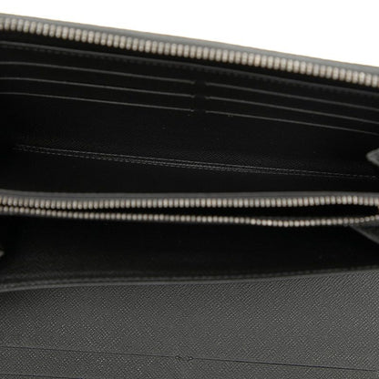 Louis Vuitton Monogram Eclipse Zippy Organizer NM Round Zipper Long Wallet