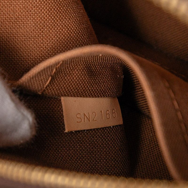 Louis Vuitton Monogram Alma BB Handbag Shoulder Bag 2WAY M53152 Brown PVC