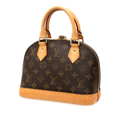 Louis Vuitton Monogram Alma BB Handbag Shoulder Bag 2WAY M53152 Brown PVC