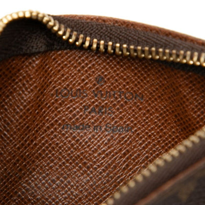 Louis Vuitton Monogram Pochette Cles Coin Case Key Case Coin Purse M62650 Brown
