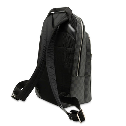 Louis Vuitton Damier Graphite Mikael Backpack N58024 Black PVC Leather Men's