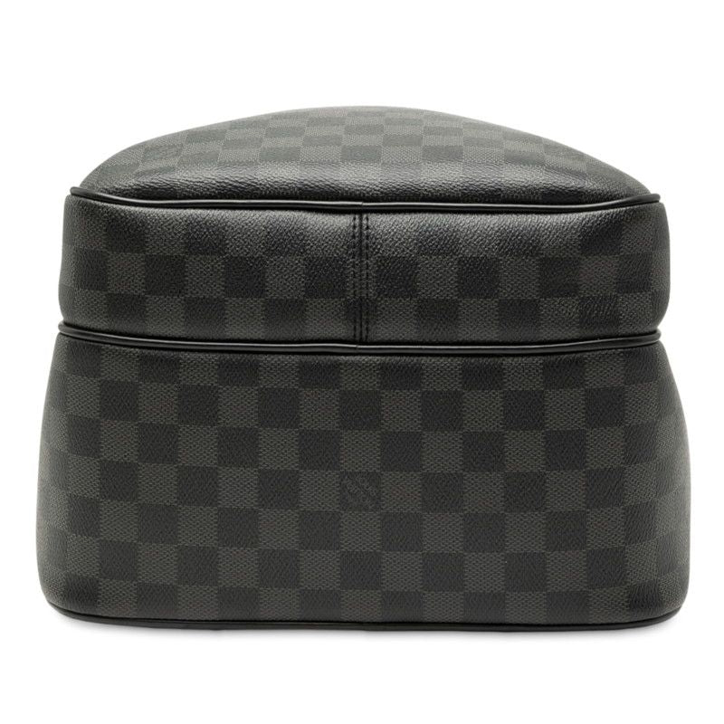 Louis Vuitton Damier Graphite Mikael Backpack N58024 Black PVC Leather Men's