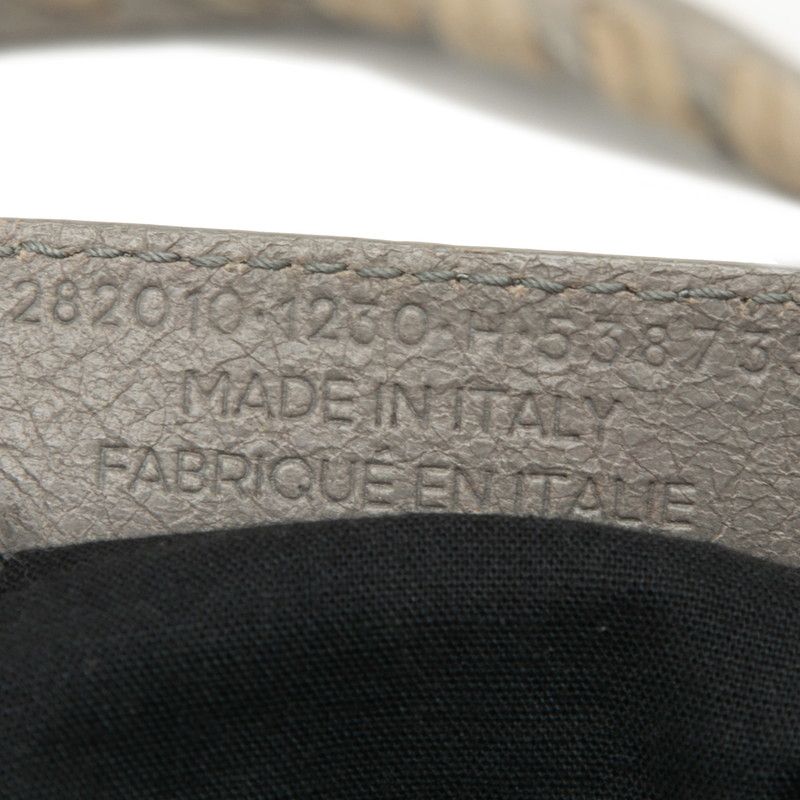 Balenciaga Giant Velo Handbag Shoulder Bag 2WAY 282010 Gray Leather Women