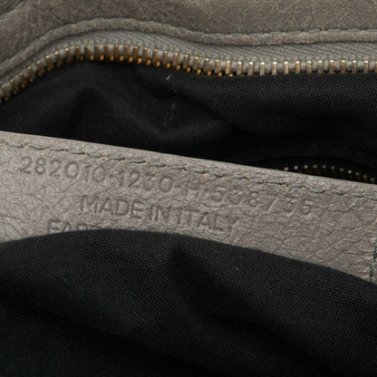 Balenciaga Giant Velo Handbag Shoulder Bag 2WAY 282010 Gray Leather Women