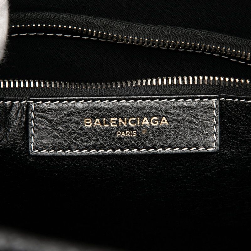 Balenciaga Stripe Bazar Shopper S Handbag Shoulder Bag 2WAY 443096 Multicolor