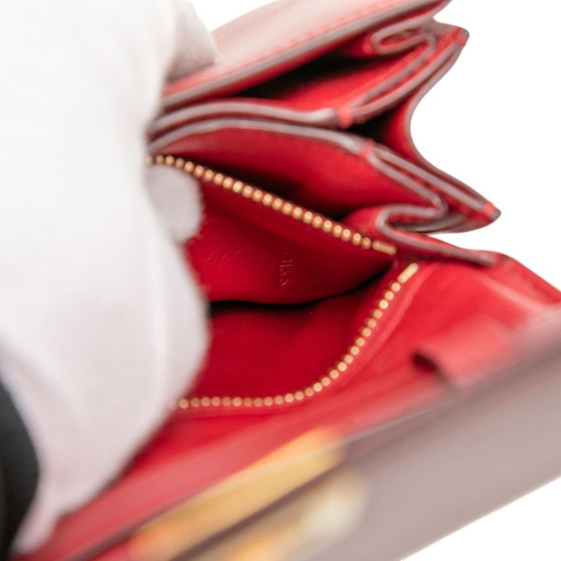 Celine Classic Box Small Red Leather Women's Celine