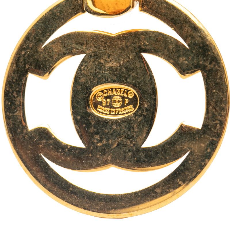 Chanel Vintage Coco Mark Turnlock Gold Plated Ladies Chanel