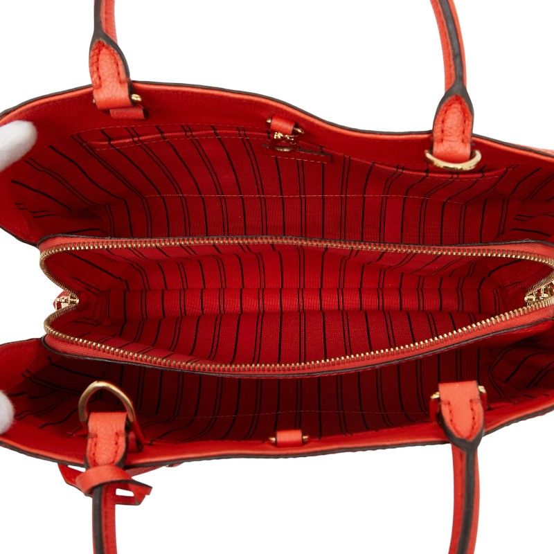 Louis Vuitton Monogram Empreinte Montaigne MM Handbag Shoulder Bag 2WAY Orange