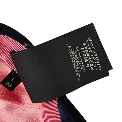 Gucci GG Cap Baseball Cap Size: L 58 Navy Velvet Men's Gucci