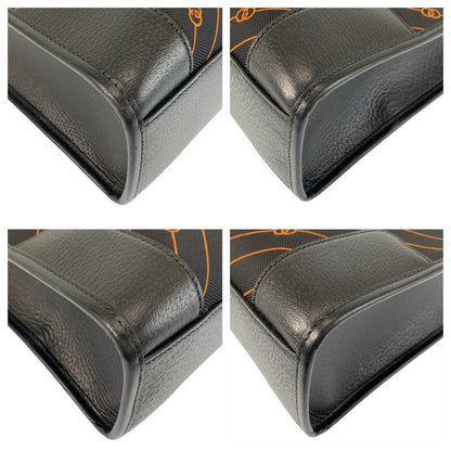 Gucci Interlocking Black Orange 752586 Tote Bag Shoulder Bag 2way Unisex Men's