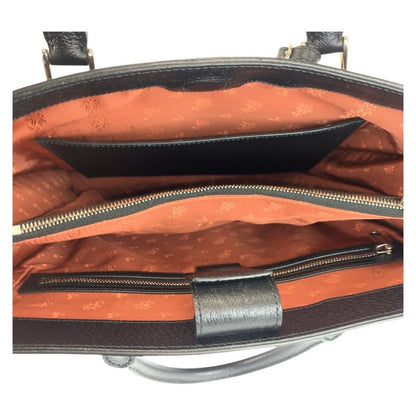 Gucci Interlocking Black Orange 752586 Tote Bag Shoulder Bag 2way Unisex Men's