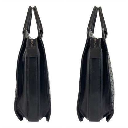 Bottega Veneta Intrecciato Black Leather B08062446m Business Bag