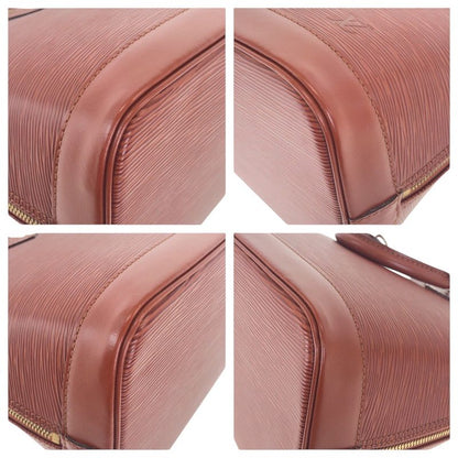 Louis Vuitton Epi Alma Brown Gold Hardware Leather M52143 Handbag Tote Bag
