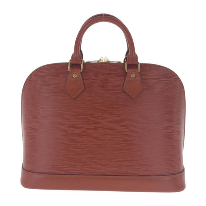 Louis Vuitton Epi Alma Brown Gold Hardware Leather M52143 Handbag Tote Bag