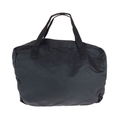 Gucci Unisex Black Silver Hardware Nylon 012 0389 Boston Bag Handbag Ladies