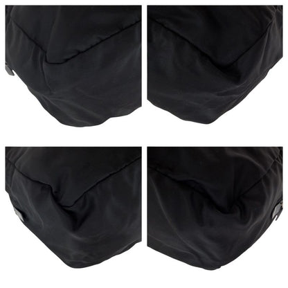 Gucci Unisex Black Silver Hardware Nylon 012 0389 Boston Bag Handbag Ladies