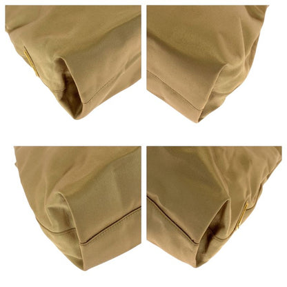 Prada Gold Hardware Satin Chain Tote Handbag Women 506390