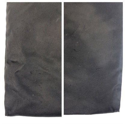 Prada Tessuto Triangle Logo Plate Black Silver Hardware Nylon Shoulder Bag