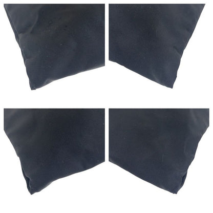 Prada Tessuto Triangle Logo Plate Black Silver Hardware Nylon Shoulder Bag