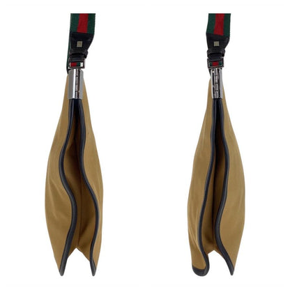 Gucci Sherry Line Beige Camel Canvas 001 4321 Shoulder Bag Women 506401