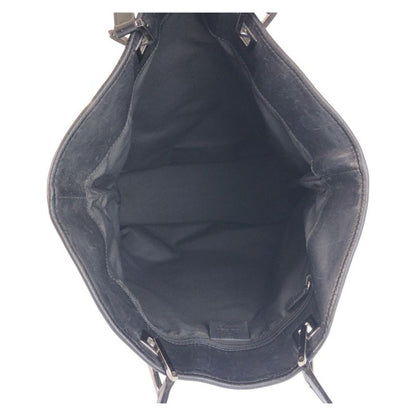 Gucci Black GG Canvas Leather 31243 Tote Bag Shoulder Bag Women 506423
