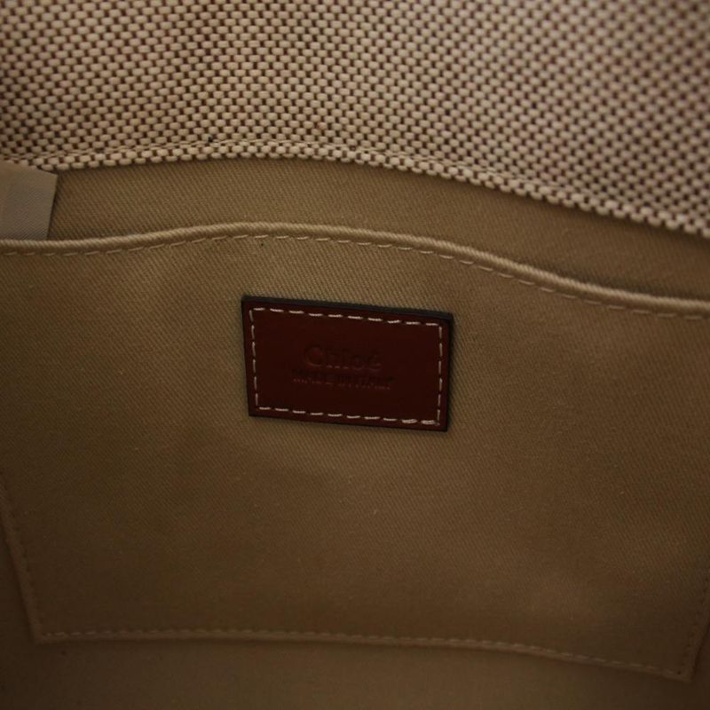 Bottega Veneta Tambura Intrecciato 2way Handbag Shoulder Bag Leather Beige