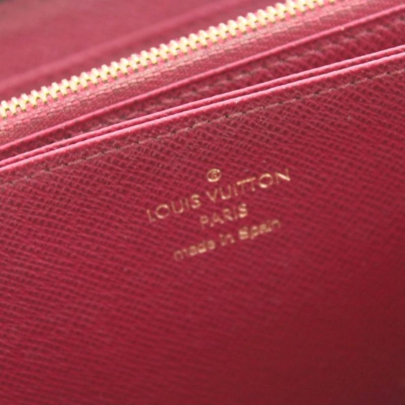 Louis Vuitton Monogram Zippy Wallet Long Wallet Round Zipper Canvas With Coin