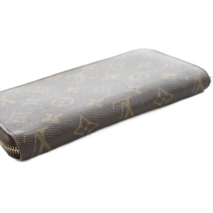 Louis Vuitton Monogram Zippy Wallet Long Wallet Round Zipper Canvas With Coin