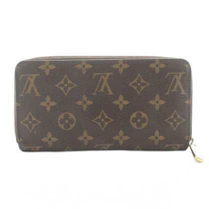 Louis Vuitton Monogram Zippy Wallet Long Wallet Round Zipper Canvas With Coin