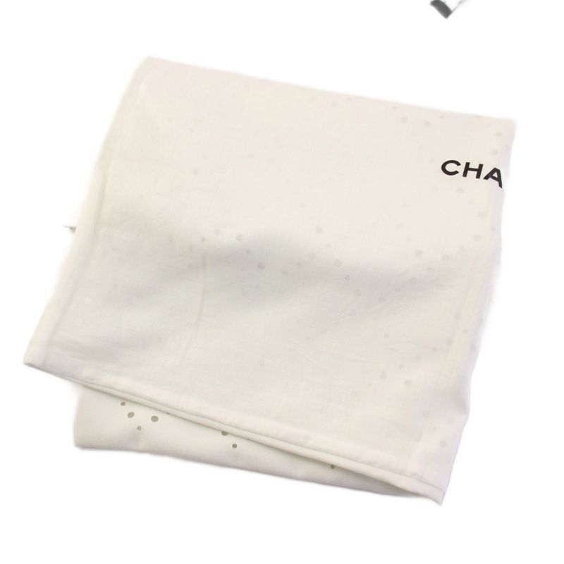 Chanel 20SS Ribbed Knit Dress Knee Length Sleeveless Coco Mark Ruffle 40 Black