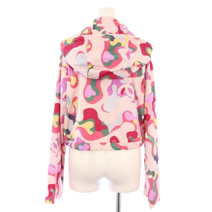 Chanel 21AW Windbreaker Mountain Hoodie Jacket Silk 38 Multicolor P70173v61773