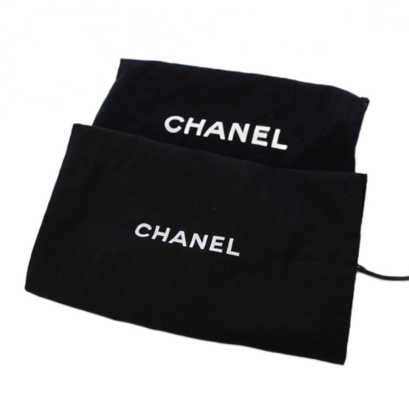 Chanel Short Boots Platform Coco Mark Chain 38C Black G39332 KH