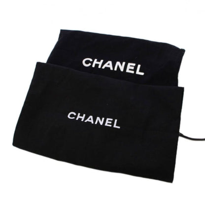 Chanel Short Boots Platform Coco Mark Chain 38C Black G39332 KH