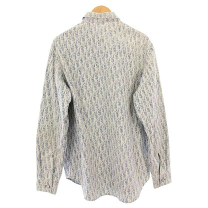 Dior Homme Dior Homme Oblique Cotton Denim Shirt Long Sleeve 41 Blue 013d585by98
